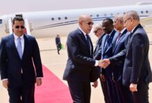 صورة رئيس الجمهورية  يعود إلى نواكشوط بعد زيارة دولة إلى فرنسا