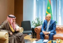 صورة رئيس الجمهورية يلتقي نائب وزير الخارجية السعودي