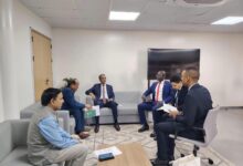 صورة وزير المعادن والصناعة يستقبل سفير الهند المعتمد لدى موريتانيا