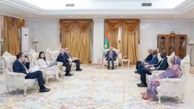 صورة رئيس الجمهورية يستقبل وفدا من الجمهورية الإيطالية برئاسة وزير الصحة الإيطالي