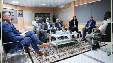صورة الأمين العام لوزارة الدفاع يستقبل وفدا من جمهورية ألمانيا الاتحادية