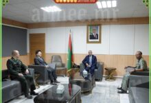 صورة وزير الدفاع يستقبل سفير جمهورية الصين الشعبية المعتمد لدى موريتانيا