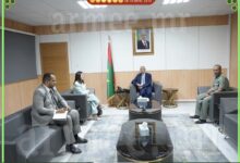 صورة وزير الدفاع يستقبل السفيرة الإيطالية المعتمدة لدى موريتانيا