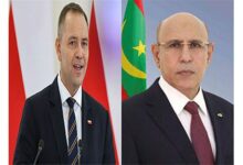صورة رئيس الجمهورية يهنئ  رئيس جمهورية بولندا بمناسبة اليوم الوطني لبلاده.