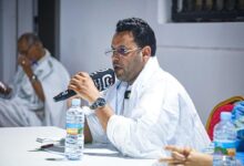 صورة اجتماع موسع لمنسق حزب الإنصاف على مستوى ولاية داخلت نواذيبو