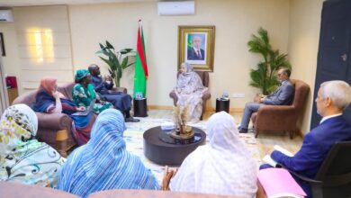 صورة وزيرة العمل الاجتماعي تستقبل ممثلي صندوق الأمم المتحدة للسكان وبرنامج الأمم المتحدة للتنمية
