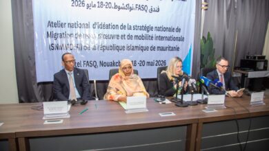 صورة وزيرة الوظيفة العمومية والعمل تشرف على افتتاح ورشة حول الاستراتيجية الوطنية لهجرة اليد العاملة والتنقل الدولي