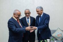 صورة وزيرالاقتصاد يبدأ أنشطة برازافيل بمباحثات مع رئيس البنك الإفريقي للتنمية