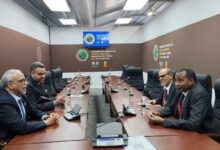 صورة *وزير الشؤون الاقتصادية يتباحث مع المدير العام للمنظمة العربية للتنمية الزراعية*