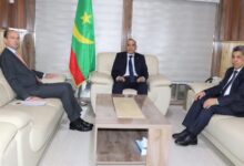 صورة وزير الداخلية يستقبل السفير الإسباني المعتمد لدى موريتانيا