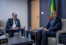 صورة وزير التكوين المهني يستقبل ممثل المفوضية السامية للأمم المتحدة لشؤون اللاجئين في موريتانيا