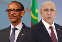 صورة رئيس الجمهورية، يهنئ رئيس جمهورية رواندا بمناسبة احتفال بلاده بعيدها الوطني.