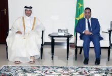 صورة الوزير الأول يستقبل السفير القطري المعتمد لدى موريتانيا