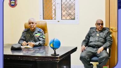 صورة قائد أركان الحرس الوطني بؤدي زيارة إلى مقر قيادة التجمع الجهوي رقم 8