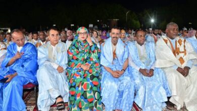 صورة وزير الثقافة والفنون يشرف على افتتاح النسخة الرابعة من مهرجان التيدينيت الدولي