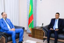صورة وزير الشؤون الإسلامية يستقبل السفير الجزائري المعتمد لدى موريتانيا