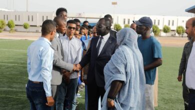 صورة انطلاق  المرحلة الثانية من البرنامج الوطني لحماية الشباب في نواكشوط الغربية