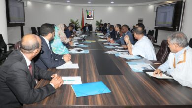 صورة الوزير الأول يترأس اجتماع اللجنة الوزارية المكلفة بإعداد وتنفيذ البرنامج التنموي لولاية داخلت نواذيبو